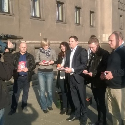 Spotkanie wyborcze w Nowej Hucie